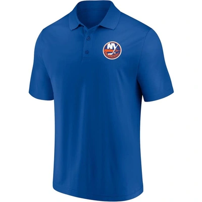 Shop Fanatics Branded Royal New York Islanders Winning Streak Polo