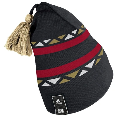 Shop Adidas Originals Adidas  Black Ottawa Senators Reverse Retro 2.0 Pom Cuffed Knit Hat