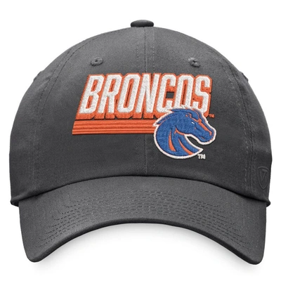 Shop Top Of The World Charcoal Boise State Broncos Slice Adjustable Hat