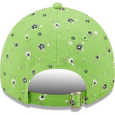 Shop New Era Neon Green Seattle Seahawks  Floral 9twenty Adjustable Hat