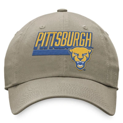 Shop Top Of The World Khaki Pitt Panthers Slice Adjustable Hat