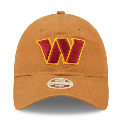 Shop New Era Brown Washington Commanders Core Classic 2.0 9twenty Adjustable Hat