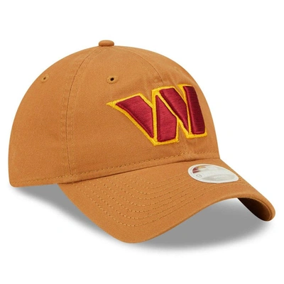 Shop New Era Brown Washington Commanders Core Classic 2.0 9twenty Adjustable Hat