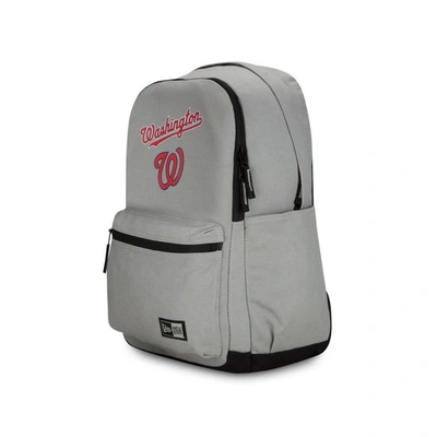 Shop New Era Washington Nationals Throwback Backpack In Gray