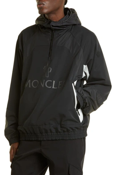 Shop Moncler Mattres Recycled Polyester Anorak In Black