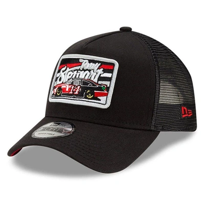 Shop New Era Black Tony Stewart Legends 9forty A-frame Adjustable Trucker Hat