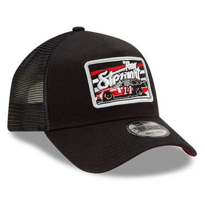 Shop New Era Black Tony Stewart Legends 9forty A-frame Adjustable Trucker Hat