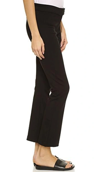 Shop Getting Back To Square One Crop Flare Pants In Black