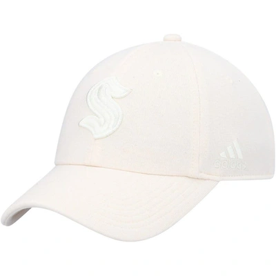 Shop Adidas Originals Adidas  Cream Seattle Kraken Zero Dye Slouch Adjustable Hat