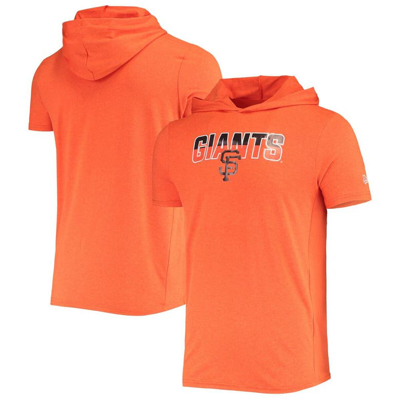 Shop New Era Heathered Orange San Francisco Giants Hoodie T-shirt In Heather Orange