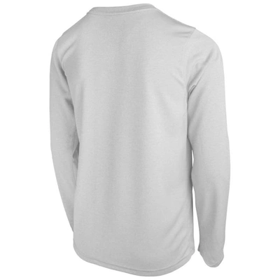 Shop Nike Youth  White Loyola Chicago Ramblers Ball In Bench Long Sleeve T-shirt