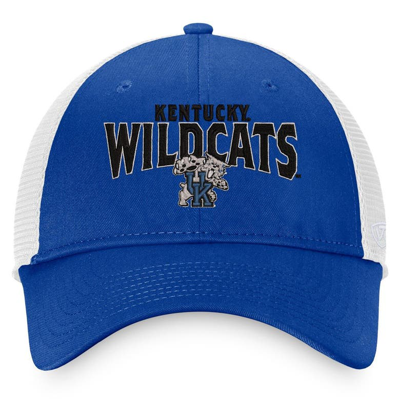 Shop Top Of The World Royal Kentucky Wildcats Breakout Trucker Snapback Hat