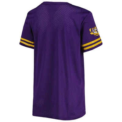 Youth Colosseum Purple/White LSU Tigers Football T-Shirt and Pants Set