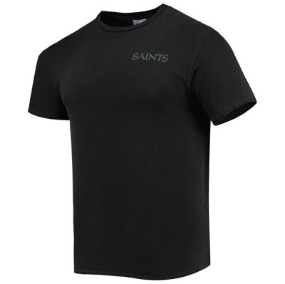 Shop 47 ' Black New Orleans Saints Fast Track Tonal Highlight T-shirt