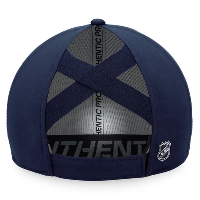 Shop Fanatics Branded Navy Colorado Avalanche Authentic Pro Road Structured Adjustable Hat