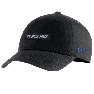 Shop Nike Black Air Force Falcons Space Force Rivalry L91 Adjustable Hat