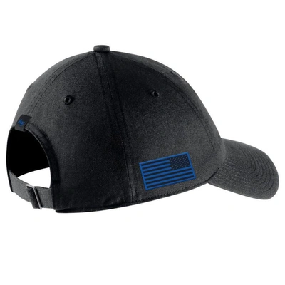 Shop Nike Black Air Force Falcons Space Force Rivalry L91 Adjustable Hat