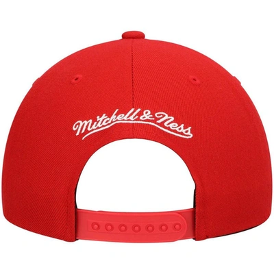 Shop Mitchell & Ness Red Miami Heat Hardwood Classics Team Ground 2.0 Snapback Hat