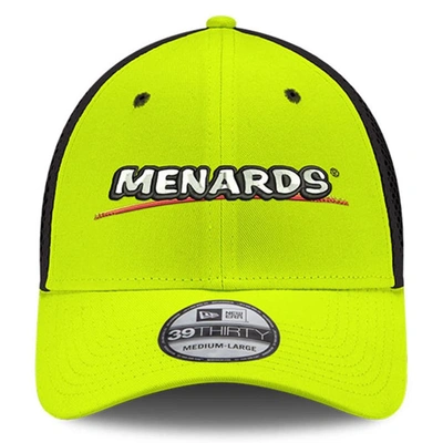 Shop New Era Yellow Ryan Blaney Menards Neo 39thirty Flex Hat