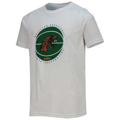Shop Nike X Lebron James Youth  White Florida A&m Rattlers Basketball Legend Performance T-shirt