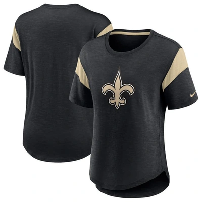 Nike Women's Fashion (NFL New Orleans Saints) T-Shirt in Black, Size: Small | NKMV00H7W-06A