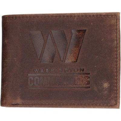 Shop Evergreen Enterprises Brown Washington Commanders Bifold Leather Wallet