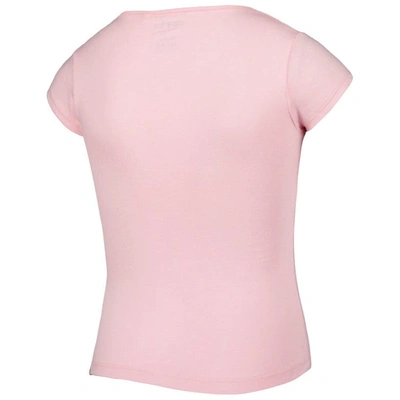 Shop Garb Girls Youth  Pink Tennessee Volunteers Charlotte Tri-blend T-shirt