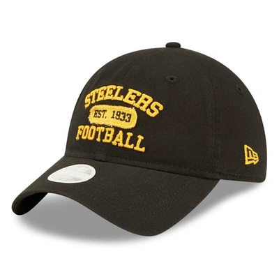 Shop New Era Black Pittsburgh Steelers Formed 9twenty Adjustable Hat
