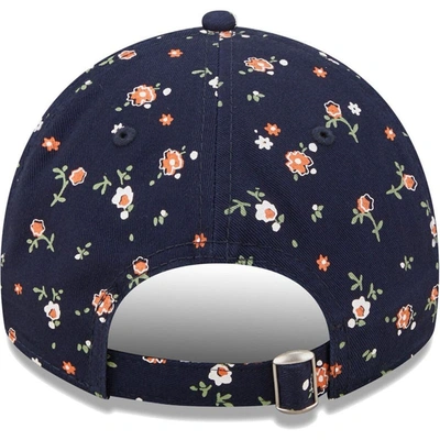Shop New Era Navy Denver Broncos  Floral 9twenty Adjustable Hat