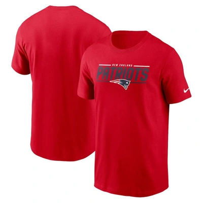 Shop Nike Red New England Patriots Muscle T-shirt