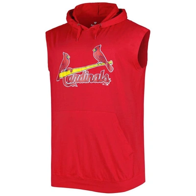 Shop Profile Red St. Louis Cardinals Jersey Pullover Muscle Hoodie
