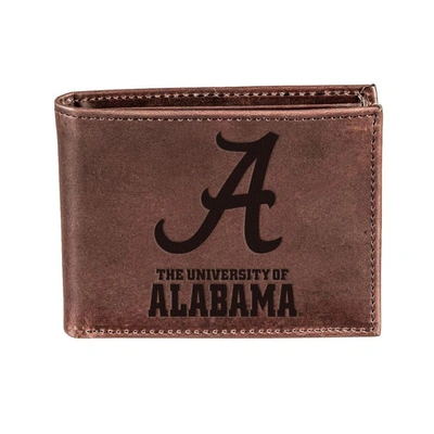 Shop Evergreen Enterprises Brown Alabama Crimson Tide Bifold Leather Wallet