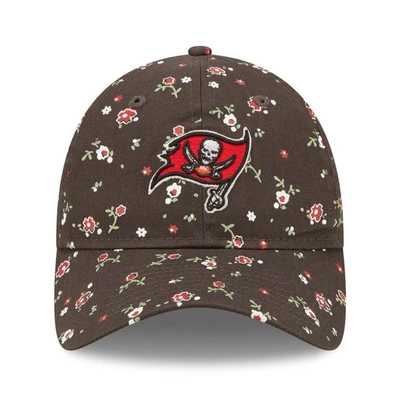 Shop New Era Pewter Tampa Bay Buccaneers  Floral 9twenty Adjustable Hat