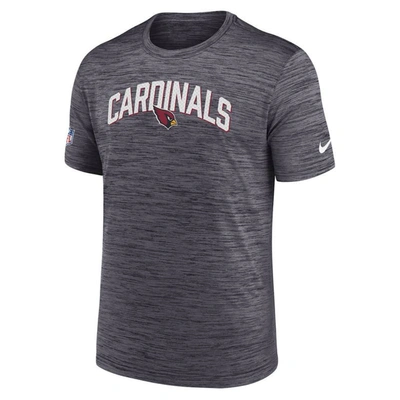 Nike Men's Dri-fit Velocity Athletic Stack (nfl Arizona Cardinals) T-shirt  In Black