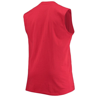 Shop Profile Red Kansas City Chiefs Big & Tall Muscle Tank Top