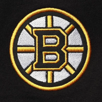 Shop Profile Black Boston Bruins Big & Tall French Terry Shorts