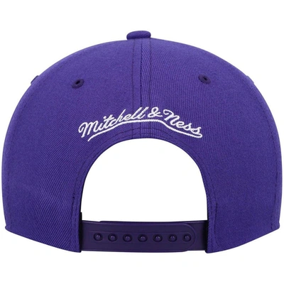 Shop Mitchell & Ness Purple New Orleans Jazz Hardwood Classics Team Ground 2.0 Snapback Hat