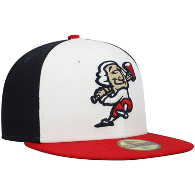 Shop New Era White Fredericksburg Nationals Authentic Collection Team Alternate 59fifty Fitted Hat