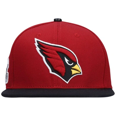 Shop Pro Standard Cardinal/black Arizona Cardinals 2tone Snapback Hat