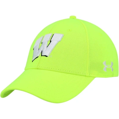 Men's Under Armour Neon Green Maryland Terrapins Signal Call Performance  Flex Hat