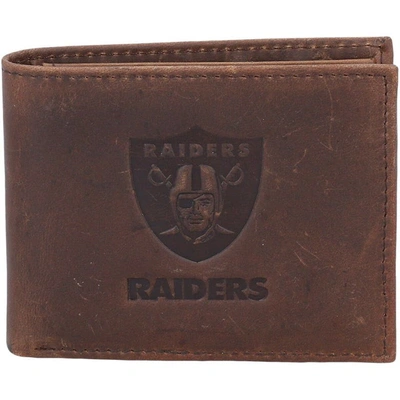 Shop Evergreen Enterprises Brown Las Vegas Raiders Bifold Leather Wallet