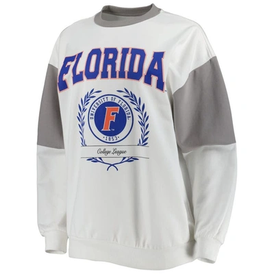Shop Gameday Couture White Florida Gators It's A Vibe Dolman Pullover Sweatshirt