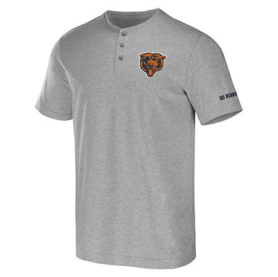 Shop Nfl X Darius Rucker Collection By Fanatics Heather Gray Chicago Bears Henley T-shirt