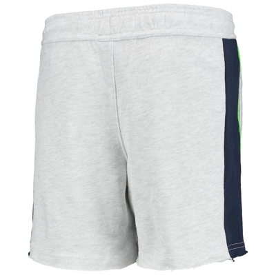 Shop Outerstuff Youth Heathered Gray Seattle Seahawks Wingback Shorts In Heather Gray
