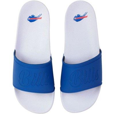 Shop Foco Buffalo Bills Script Wordmark Slide Sandals In White