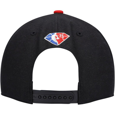 Shop 47 ' Black/red Chicago Bulls 75th Anniversary Carat Captain Snapback Hat