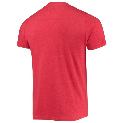 Shop Homage Red Cleveland Guardians Hyper Local Tri-blend T-shirt