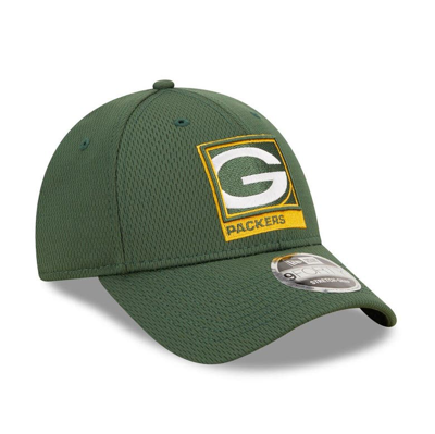 Shop New Era Green Green Bay Packers Framed Af 9forty Snapback Hat