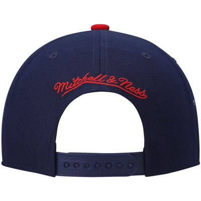 Shop Mitchell & Ness Navy/red Houston Rockets Hardwood Classics Team Two-tone 2.0 Snapback Hat