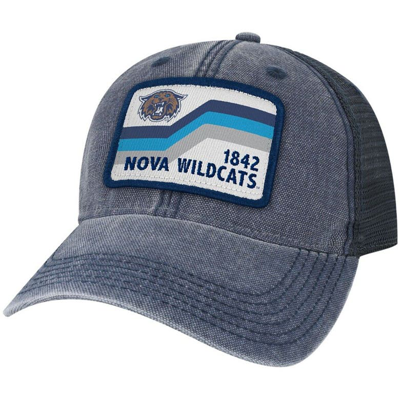Shop Legacy Athletic Navy Villanova Wildcats Sun & Bars Dashboard Trucker Snapback Hat